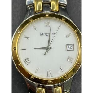Wittnauer JV8223-9514 Men's Two Tone Gold & Silver SS Swiss Quartz Watch